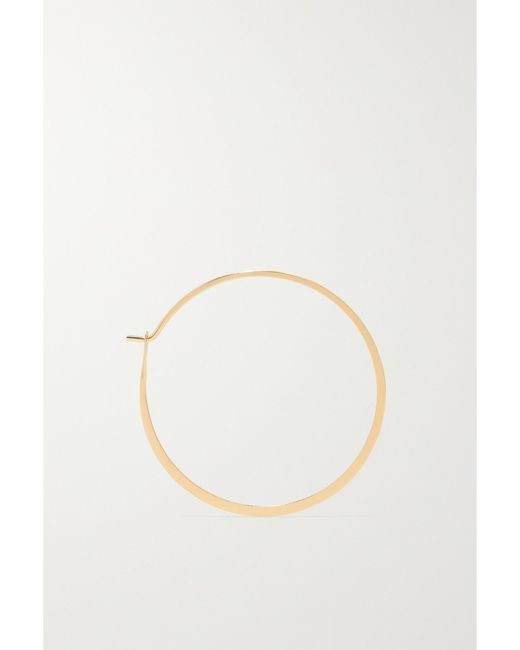 Melissa Joy Manning Natural 14-Karat Recycled Hoop Earrings