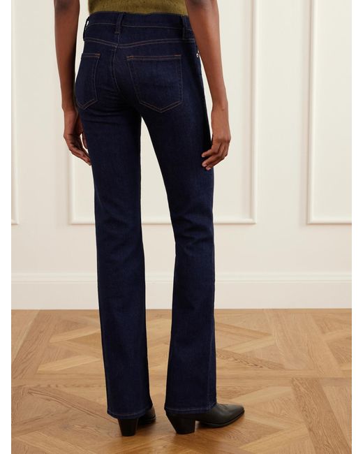 FRAME Blue The Rodeo Low-Rise Bootcut Jeans