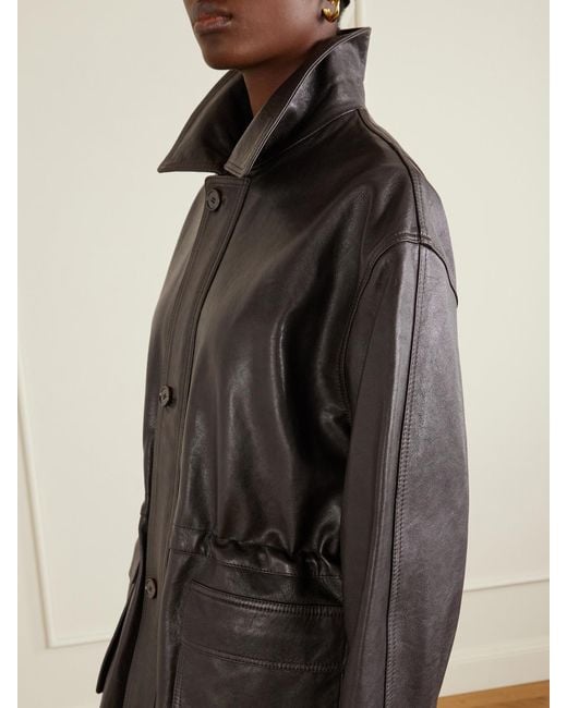 Arma Black Leather Jacket