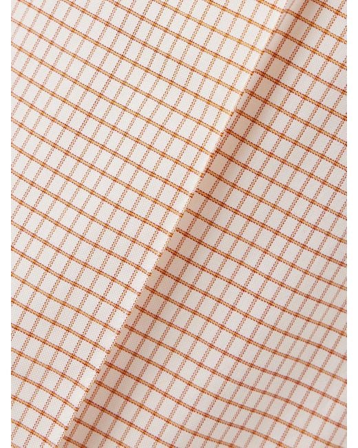 LIBEROWE Natural Poloma Hose Mit Weitem Bein Aus Einer Karierten Woll-Baumwollmischung