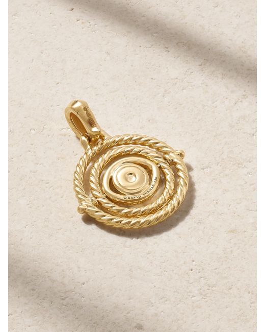 Pendentif En Or 18 Carats (750/1000) Diamants Et Émeraudes Evil Eye David Yurman en coloris Natural