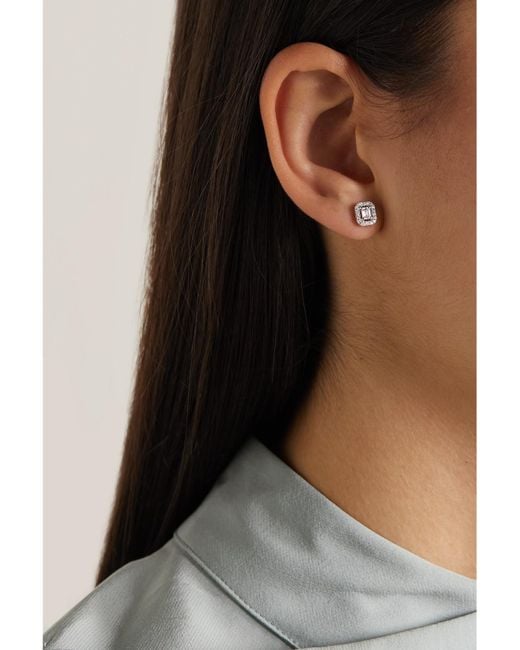 Messika Metallic My Twin Toi & Moi 18-Karat Diamond Earrings