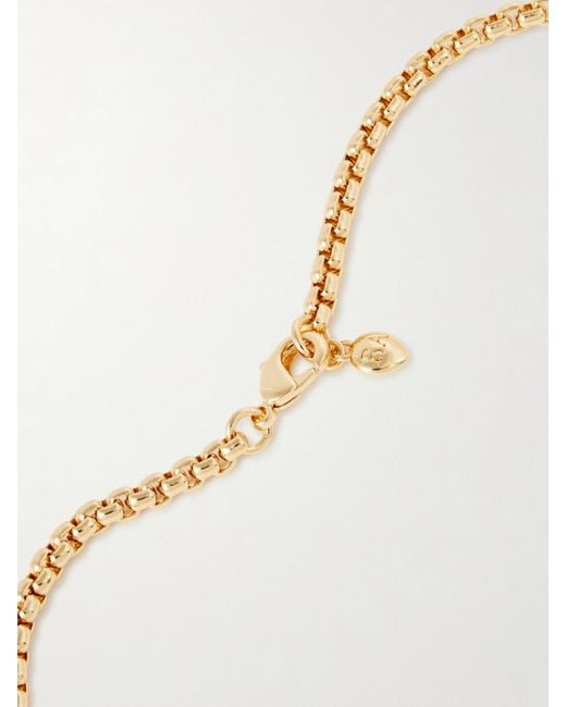 Roxanne Assoulin Natural Puffy Initial-Tone, Enamel And Cubic Zirconia Necklace