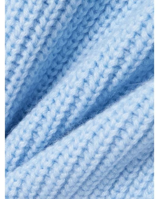 Pull Sans Manches À Col Roulé En Cachemire Côtelé Sa Su Phi en coloris Blue