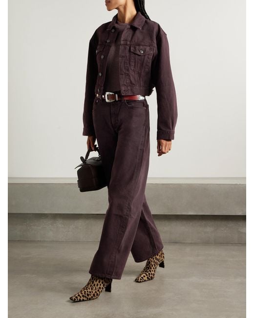 Agolde Brown Radley Jeansjacke