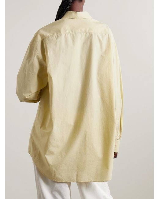 The Row Natural Millerina Oversized-Hemd Aus Baumwollpopeline