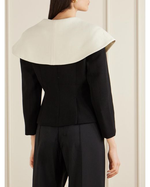 Violante Nessi Black Manuela Embellished Wool Jacket