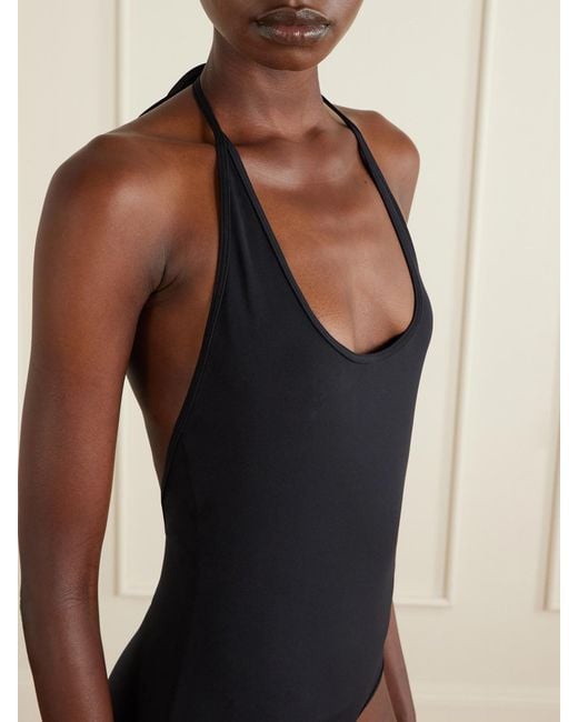 Totême  Black Halterneck Swimsuit