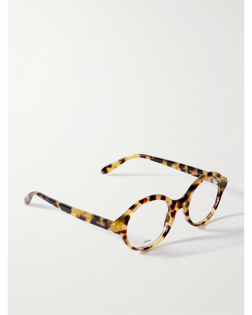 Loewe Natural Round-Frame Tortoiseshell Acetate Optical Glasses