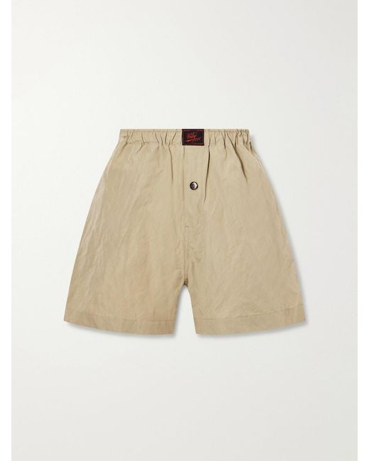 Willy Chavarria Natural Willy Cotton Shorts