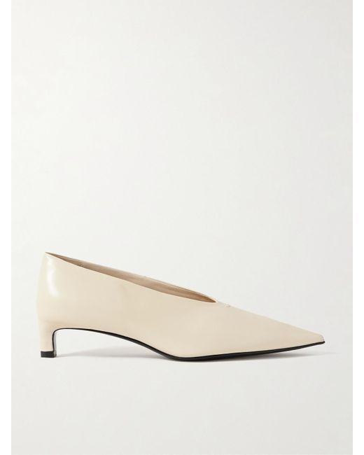 Jil Sander Natural Leather Pumps