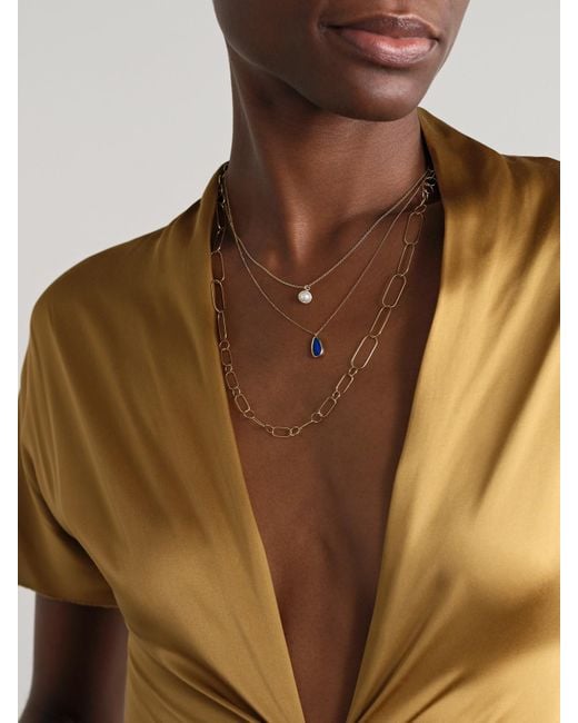 Melissa Joy Manning Natural 14-Karat Recycled, Pearl And Diamond Necklace