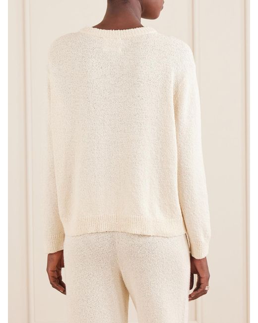 Suzie Kondi Natural Kismet Knitted Cotton Sweater