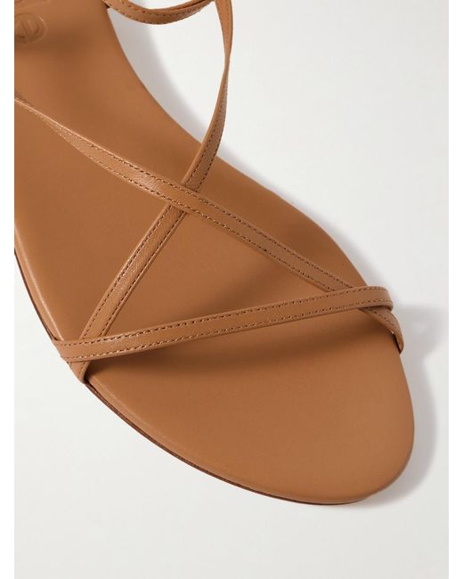 Aeyde Brown Penny Leather Sandals