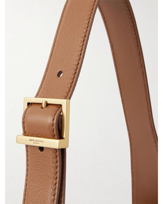 Saint Laurent White Le 5 À 7 Leather Shoulder Bag