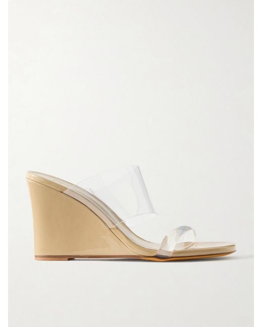 Maryam Nassir Zadeh Natural Olympia Pvc Wedge Sandals