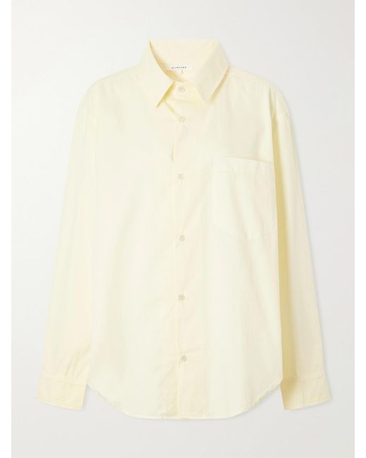 SLVRLAKE Denim Natural Cleo Cotton Shirt