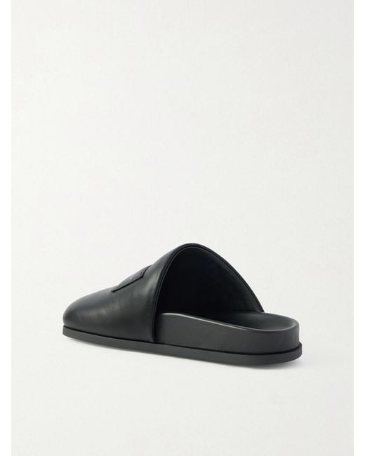 Givenchy Black Puffy Leather Slip-Ons