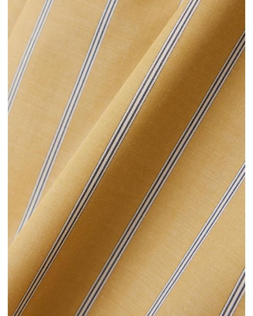 Jamie Haller Natural The Essential Striped Cotton-Poplin Shirt