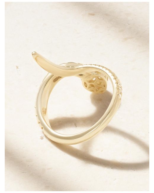 Jacquie Aiche Natural Sophia 14-Karat Diamond Ring