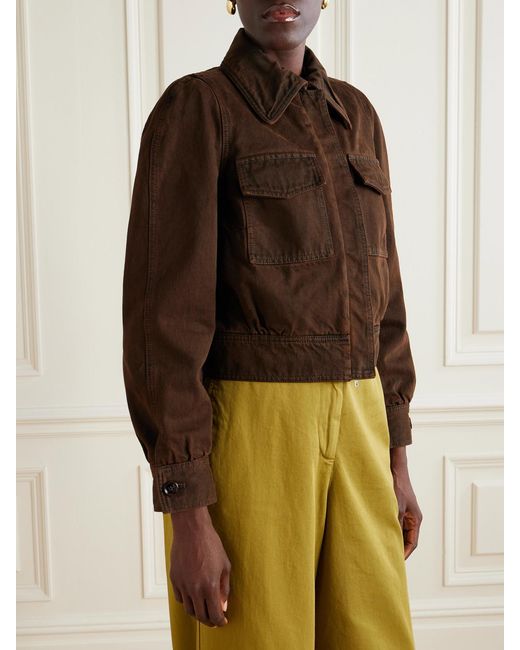 Dries Van Noten Brown Denim Jacket