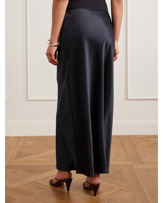 Joseph Blue Isaak Silk-Satin Maxi Skirt