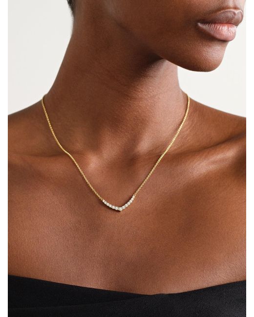 Collier En Or 18 Carats (750/1000) Et Diamants Anita Ko en coloris Natural