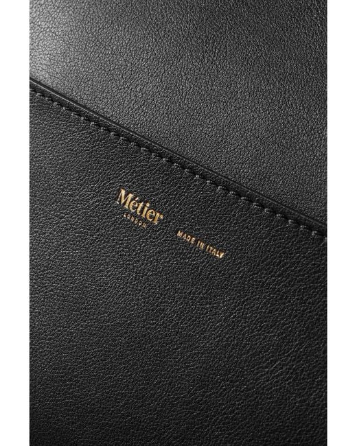 Metier Black Incognito 36 Leather Tote