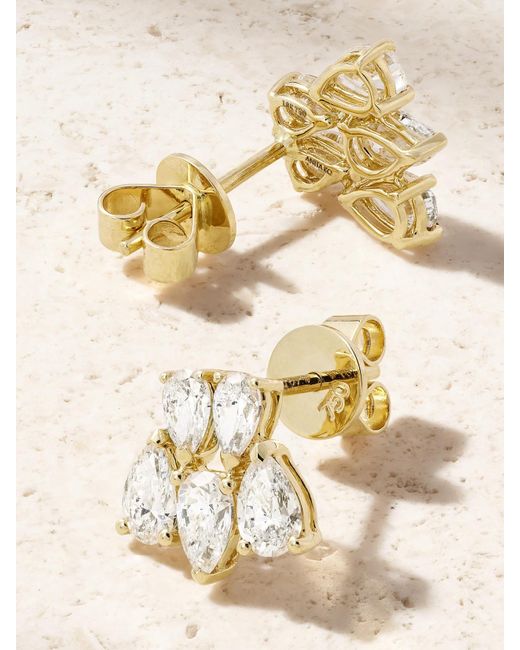 Anita Ko Natural Clara 18-Karat Diamond Earrings