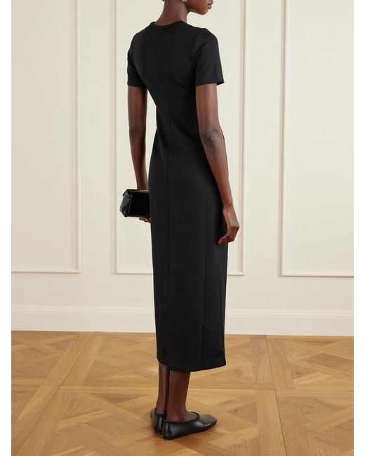 FFORME Black Alixe Scuba Midi Dress