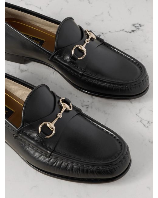 Gucci Black Horsebit 1953 Leather Loafers