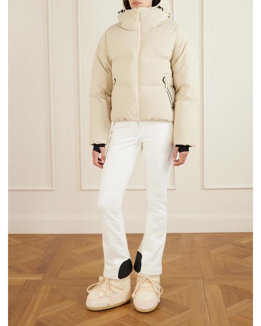 CORDOVA Natural Meribel Hooded Quilted Recycled Down Ski Jacket