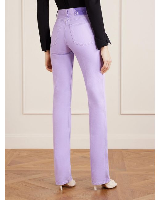Chloé Purple High-Rise Slim Jeans