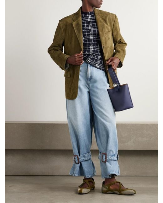 Marni Green Suede Blazer