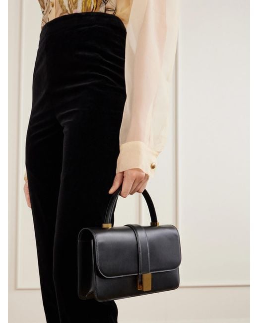 Khaite Black Blake Leather Shoulder Bag