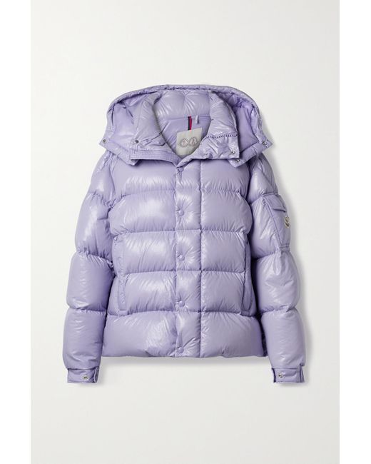 Moncler Genius Maya Quilted Shell Down Jacket in Purple | Lyst