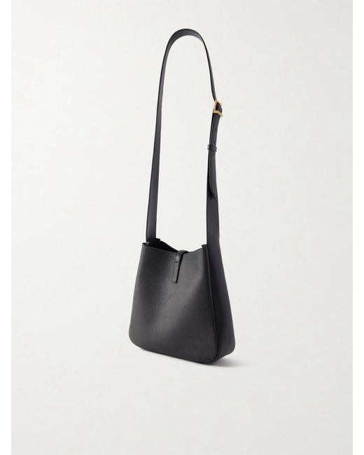 Saint Laurent White Le 5 À 7 Leather Shoulder Bag