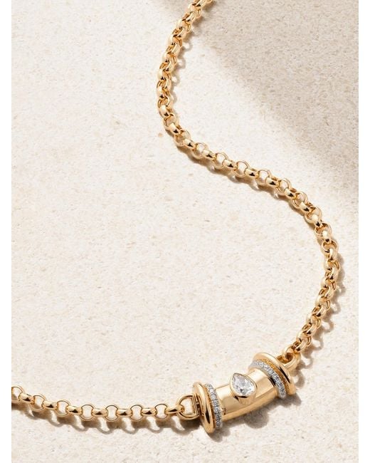 L'Atelier Nawbar Natural Warrior Princess 18-Karat Diamond Necklace