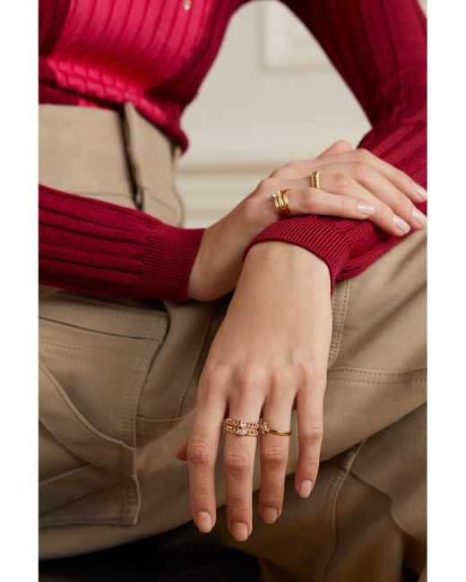 Anita Ko Natural Ring Aus 18 Karat Roségold Mit Diamant