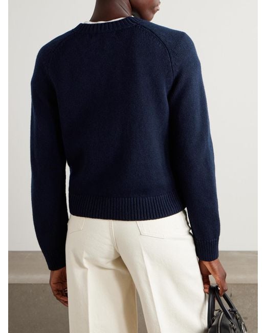 &Daughter Blue Pullover Aus Wolle