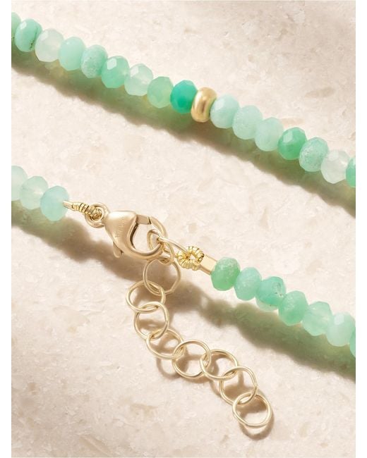 JIA JIA Natural 14-Karat Chrysoprase Bracelet