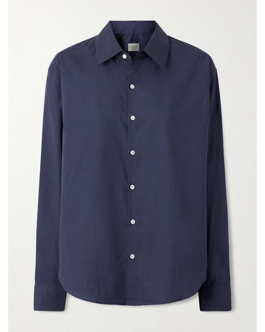 Comme Si Blue Cotton-Poplin Shirt