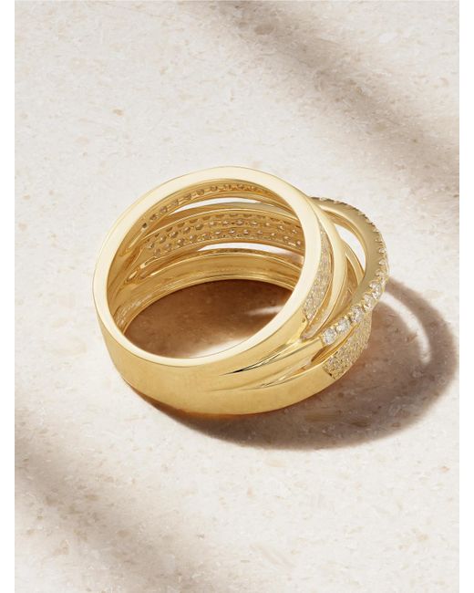 SHAY Natural Orbit 18-Karat Diamond Ring