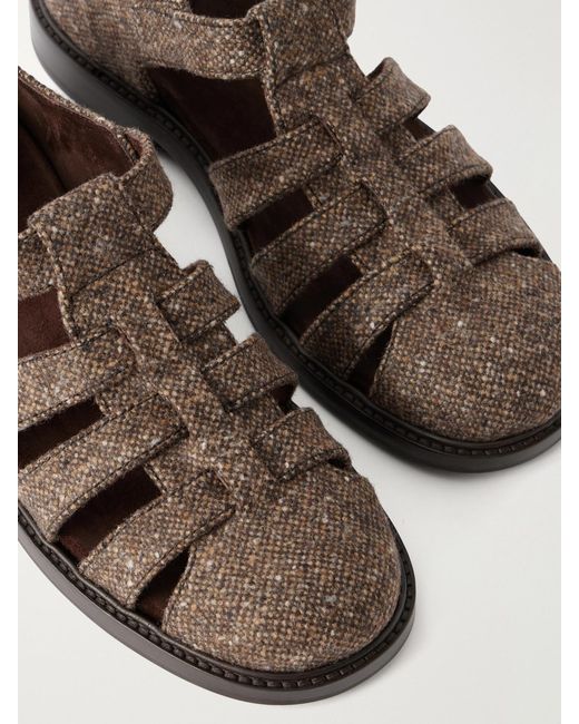 Church's Brown Kelsey Winter Wool Sandals