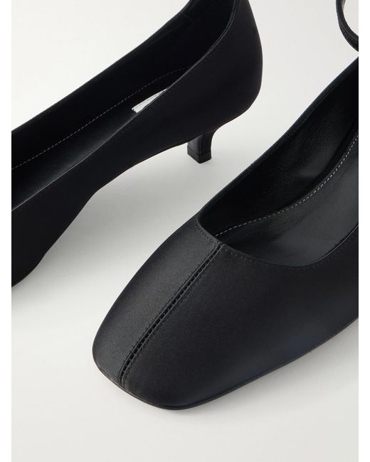 Totême  White Satin Pumps