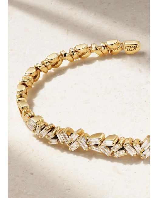 Suzanne Kalan Natural 18-Karat Diamond Cuff