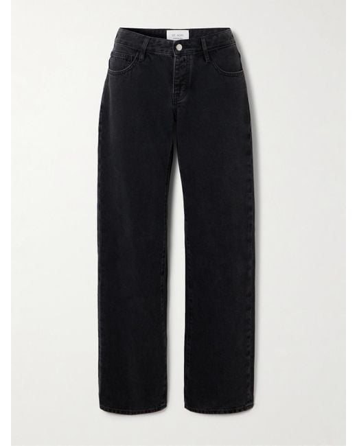 St. Agni Blue 90S Low-Rise Straight-Leg Organic Jeans