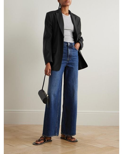 Tibi Black Woven Blazer