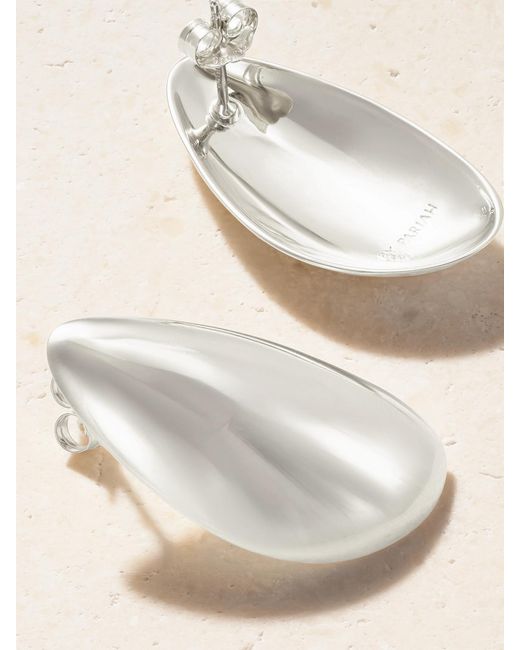 BY PARIAH Natural Sculptural Recycled Sterling Earrings