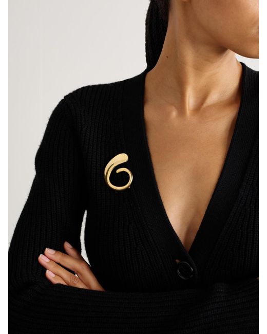 Agmes Metallic Marta Recycled Vermeil Brooch